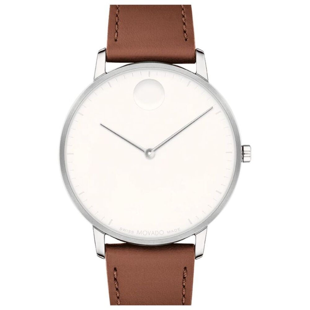 Movado Men's Face White Dial Watch - 3640106